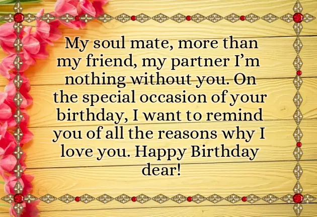 Birthday Wishes For Lifeline Girlfriend