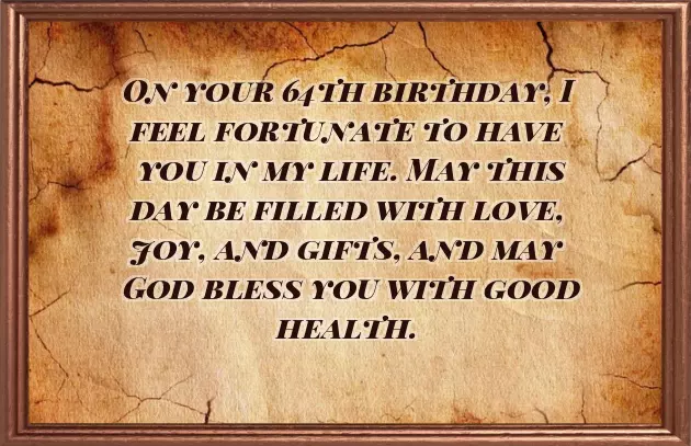 Funny 64Th Birthday Wishes