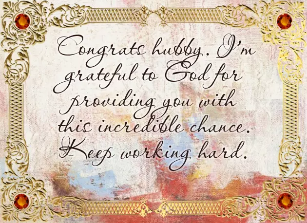 Congrats Hubby Quotes