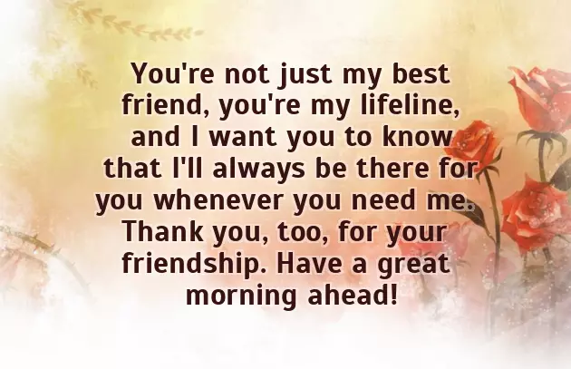 Good Morning To Special Friend