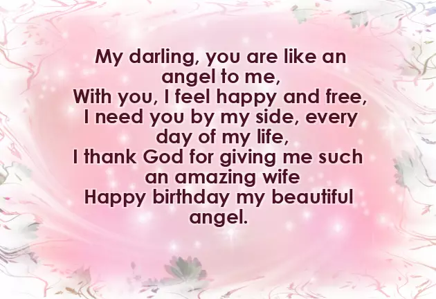 Happy Birthday To My Beautiful Wife