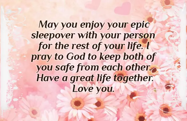 Cute Wedding Congrats Message