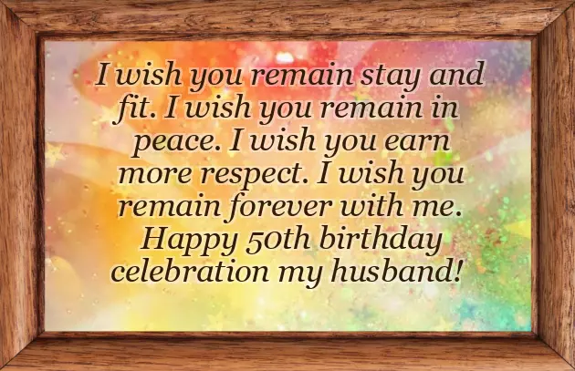 Bday Message For Hubby