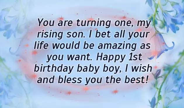 Birthday Wishes For One Year Baby Boy Birthday Wishes For One Year Baby Boy