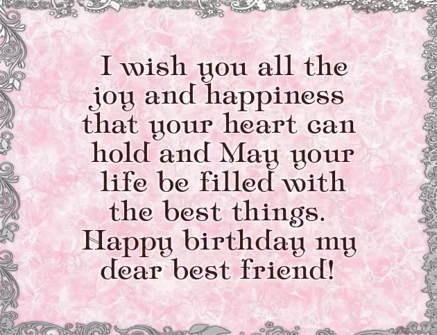 Happy Birthday To Good Female Friend