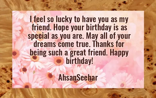 Birthday Wishes To Impress Girl