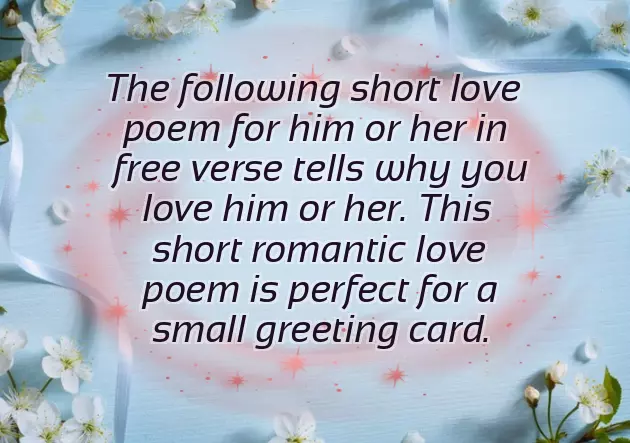 Sweet Poems For Him