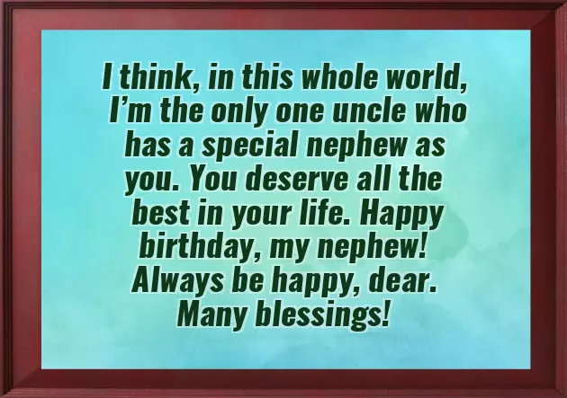 Happy Birthday To Young Nephew Happy Birthday To Young Nephew