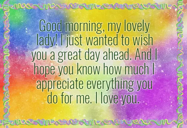 Lovely Morning Message To My Love Lovely Morning Message To My Love