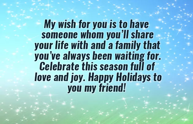 Holiday Messages For Friends