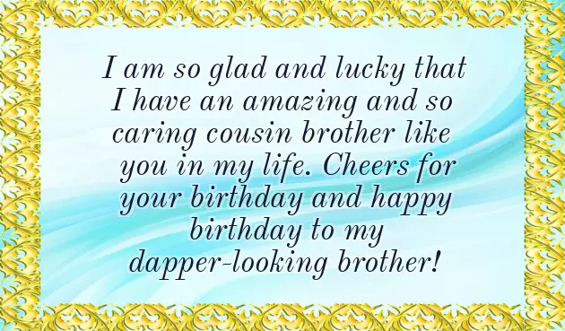 Birthday Wishes For Brother Caption