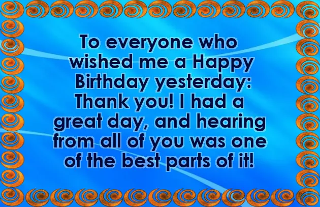 Greetings To You All