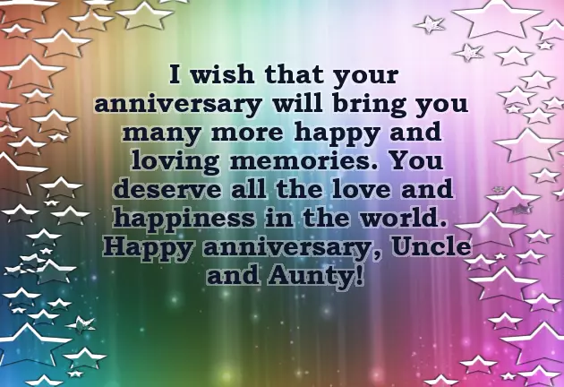 Happy Wedding Anniversary Wishes To Uncle And Aunty