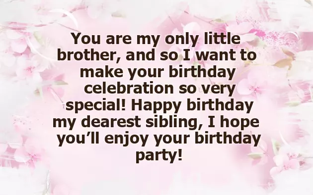Happy Birthday Little Brother Quotes Happy Birthday Little Brother Quotes