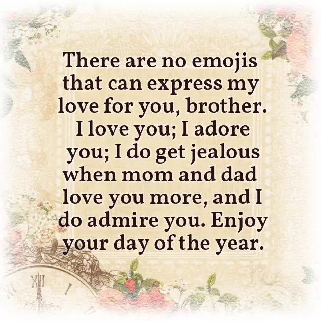 Happy Birthday Brother Short Wishes