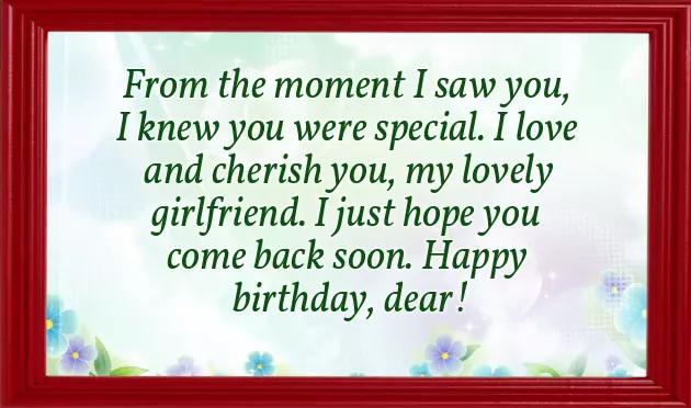 Romantic Happy Birthday Quotes For Girlfriend