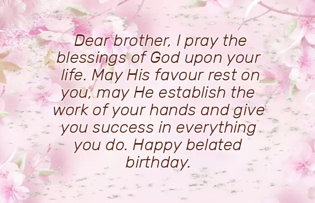 Belated Happy Birthday Brother