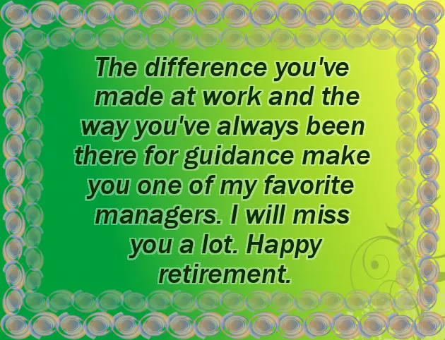 Retirement Well Wishes Retirement Well Wishes