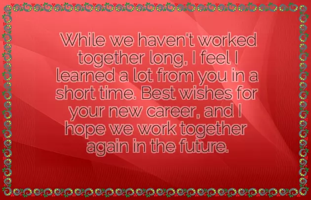 All The Best For New Journey