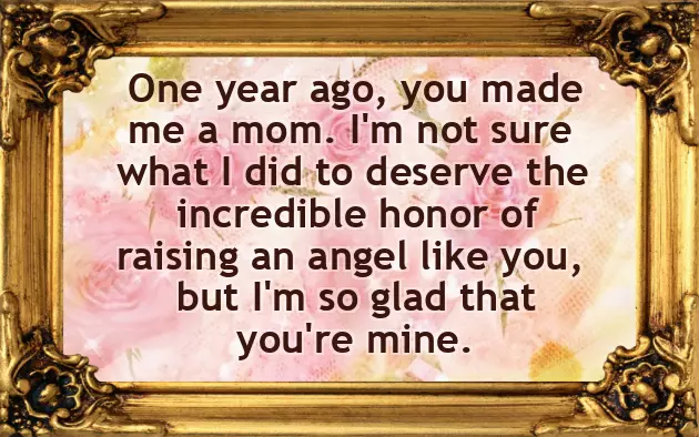 Cute Birthday Quotes For Baby Girl