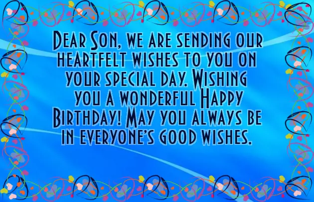 Son Birthday Wishes For Father