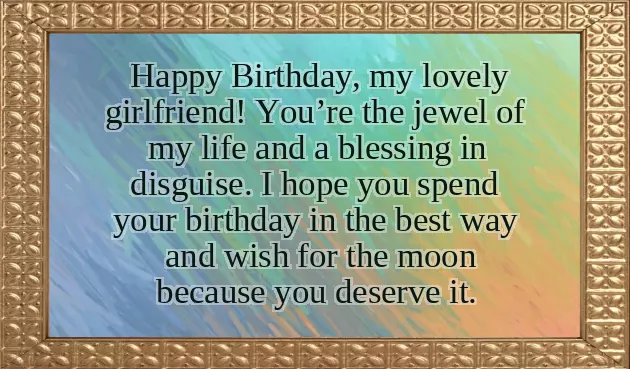 Birthday Text To My Girlfriend Birthday Text To My Girlfriend