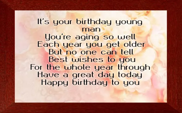 Birthday Love Poems For Him