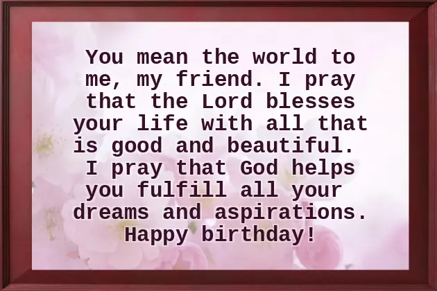 Prayer For Best Friend On Her Birthday