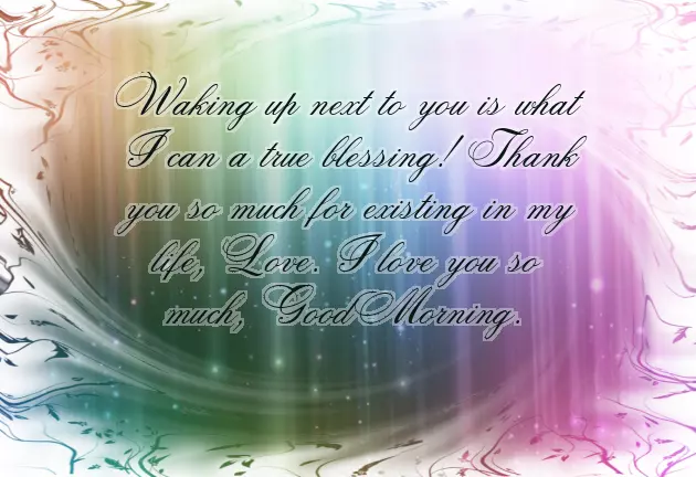 Long And Sweet Good Morning Message For Her