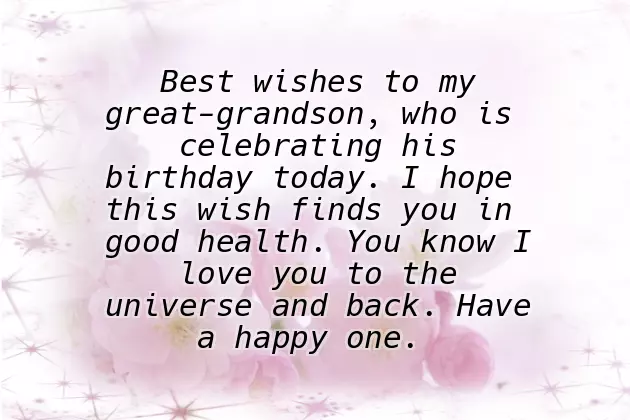 Grandparents Wishes For Grandson