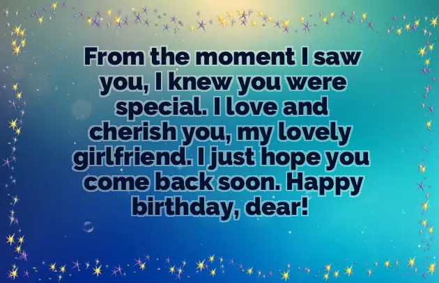 Romantic Happy Birthday To My Girlfriend