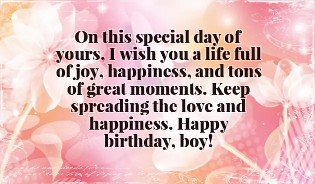 Happy Birthday For A 3 Year Old Boy