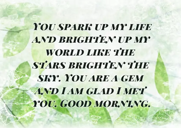 Morning Message For A New Friend Morning Message For A New Friend