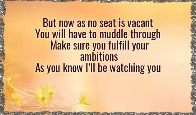 Poems For Celebration Of Life