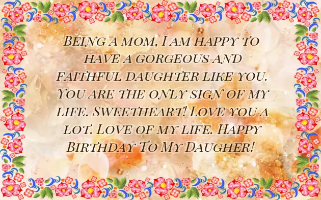 Greetings To My Daughter Birthday Greetings To My Daughter Birthday