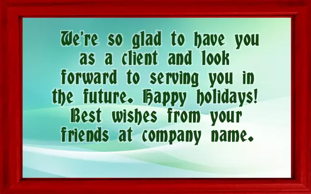 Warm Christmas Message