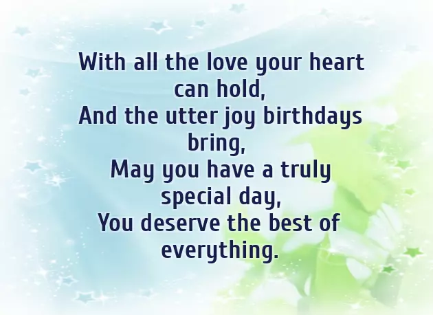 Birthday Poem For Little Sister