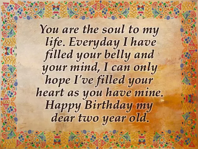 Happy 2Nd Birthday Wishes