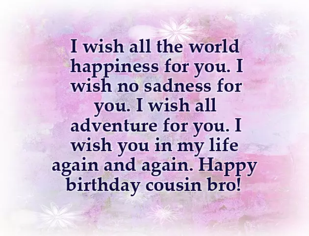 Happy Birthday Lovely Cousin