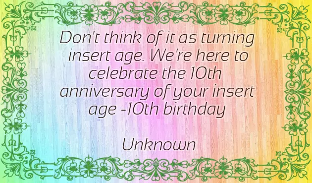Funny Bday Quote