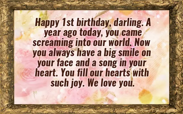 Happy 1St Birthday Granddaughter