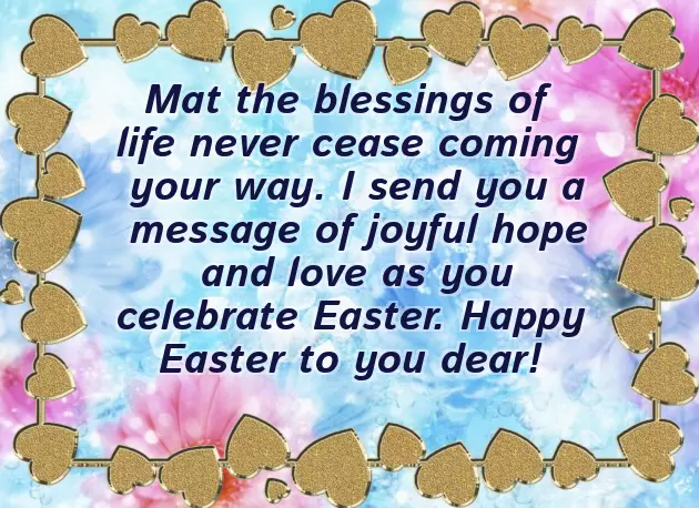 Easter Message For Girlfriend