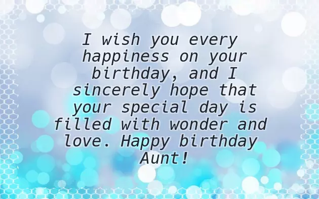 Aunty 60Th Birthday Wishes