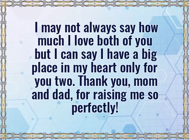 Greetings For Parents