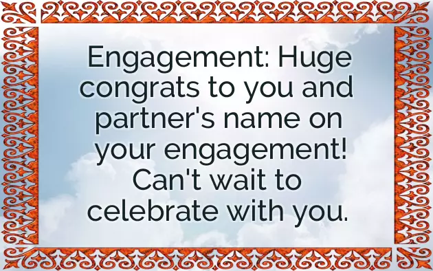 Example Of Congratulation