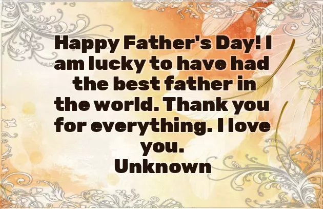 Fathers Day Wishing