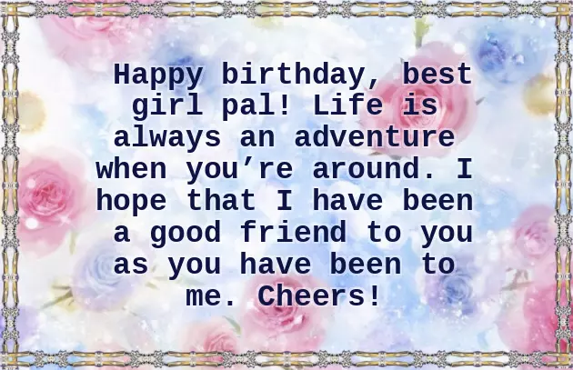 Happy Birthday To My Lady Friend Happy Birthday To My Lady Friend