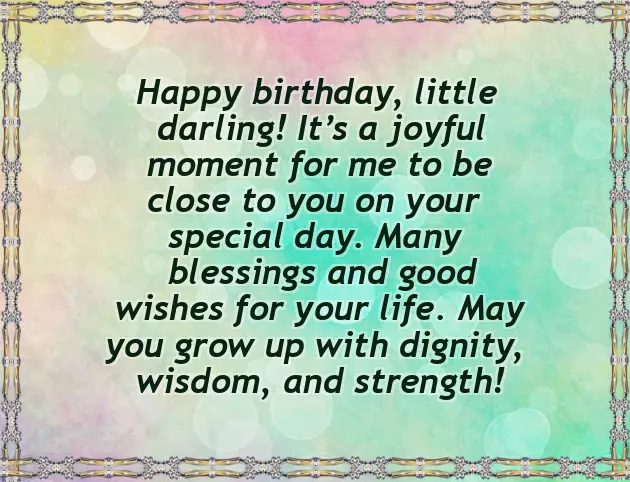 Birthday Wishes For A Little Baby Girl