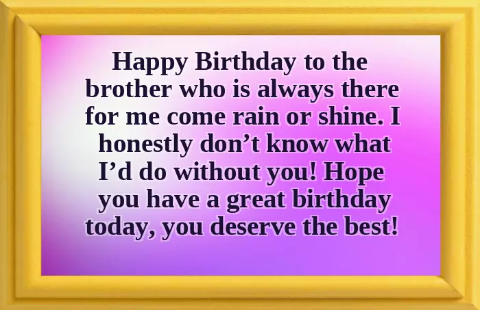 Wishes For Little Brother Birthday