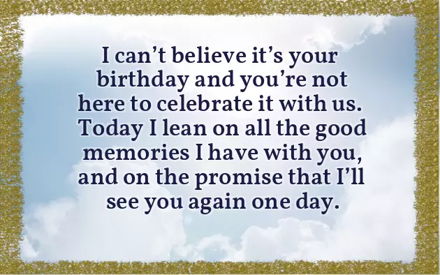 Birthday Wishes For Lost Brother